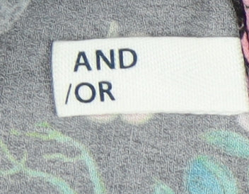 And/Or Women's Multicoloured Floral Dress Size 8