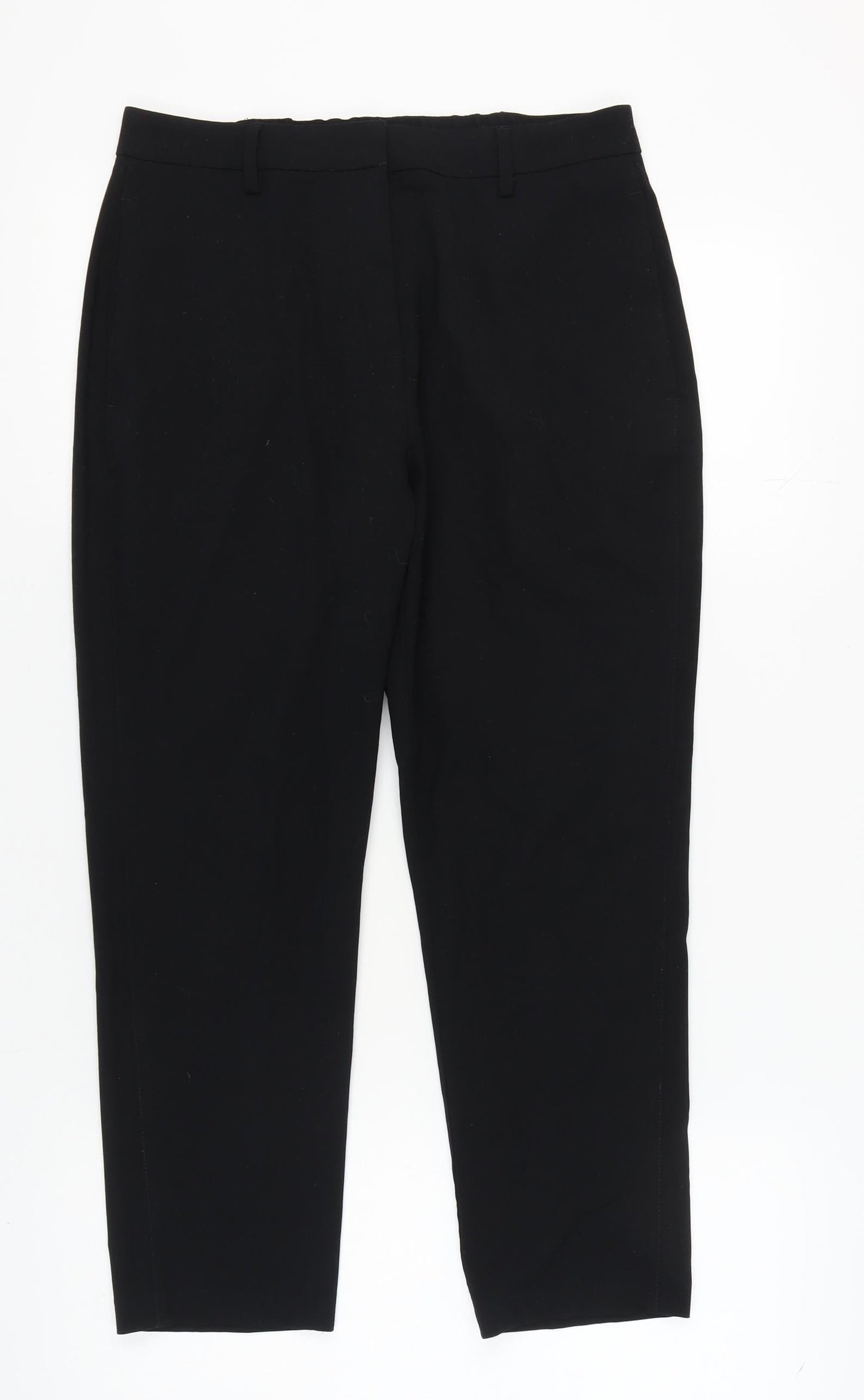 Womens UK Size 12 Marks and Spencer Regular Fit  Black Trousers