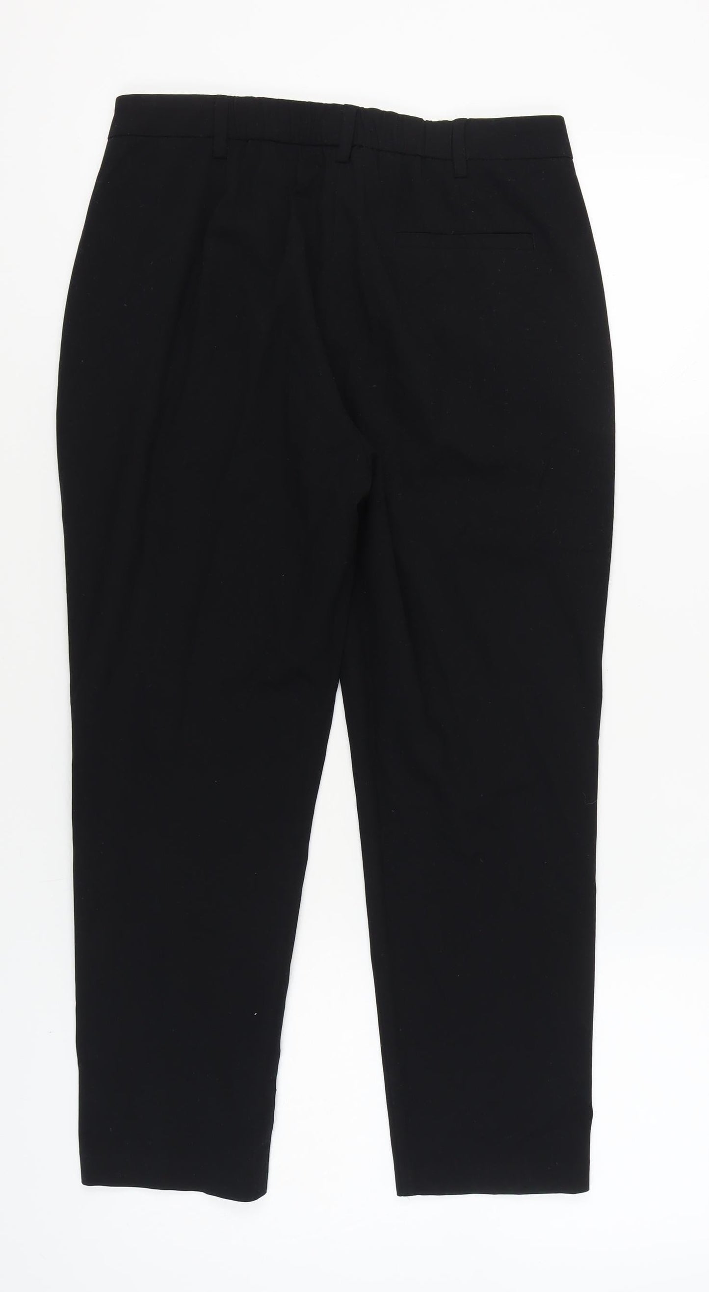 Womens UK Size 12 Marks and Spencer Regular Fit  Black Trousers