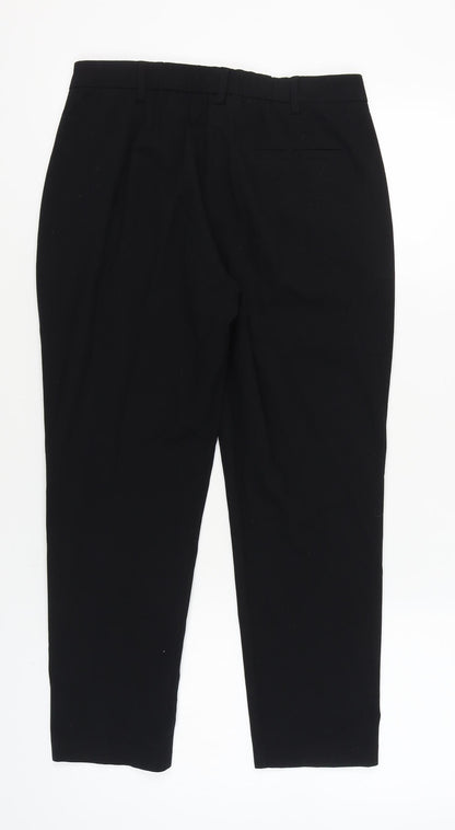 Womens UK Size 12 Marks and Spencer Regular Fit  Black Trousers