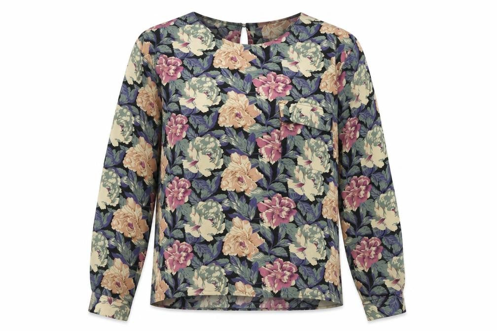 Womens UK Size S NEXT Multicoloured Basic Blouse