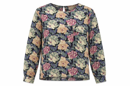 Womens UK Size S NEXT Multicoloured Basic Blouse