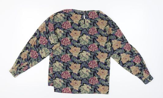 Womens UK Size S NEXT Multicoloured Basic Blouse
