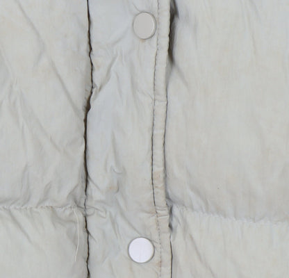 Weekend Vibes Women's Beige Puffer Jacket Size 8