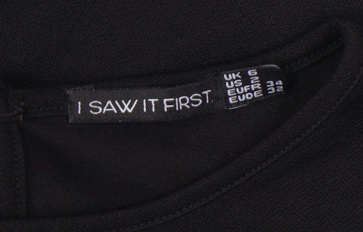 I Saw It First Women's Black Playsuit - Size 6