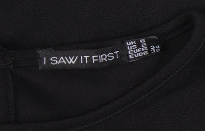 I Saw It First Women's Black Playsuit - Size 6