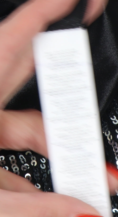 Boohoo Women's Black Sequin Bodysuit, Size 10, Party Vibe