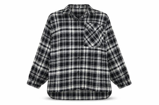Womens UK Size 16 ASOS DESIGN Black Basic Button-Up