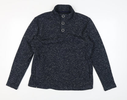 Kensington Eastside Men's Blue Henley Sweatshirt L