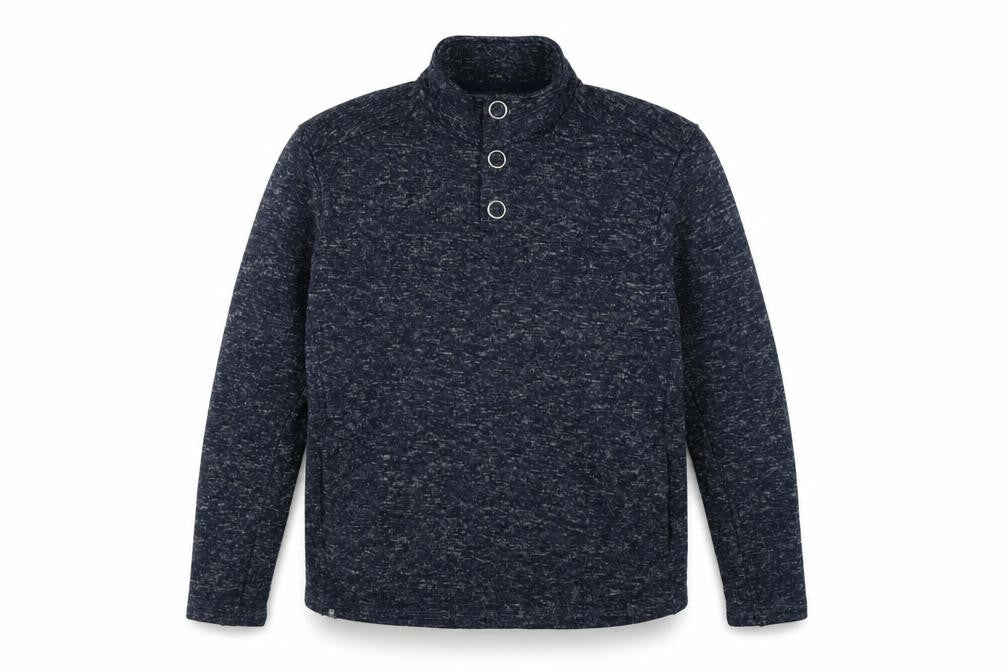 Kensington Eastside Men's Blue Henley Sweatshirt L