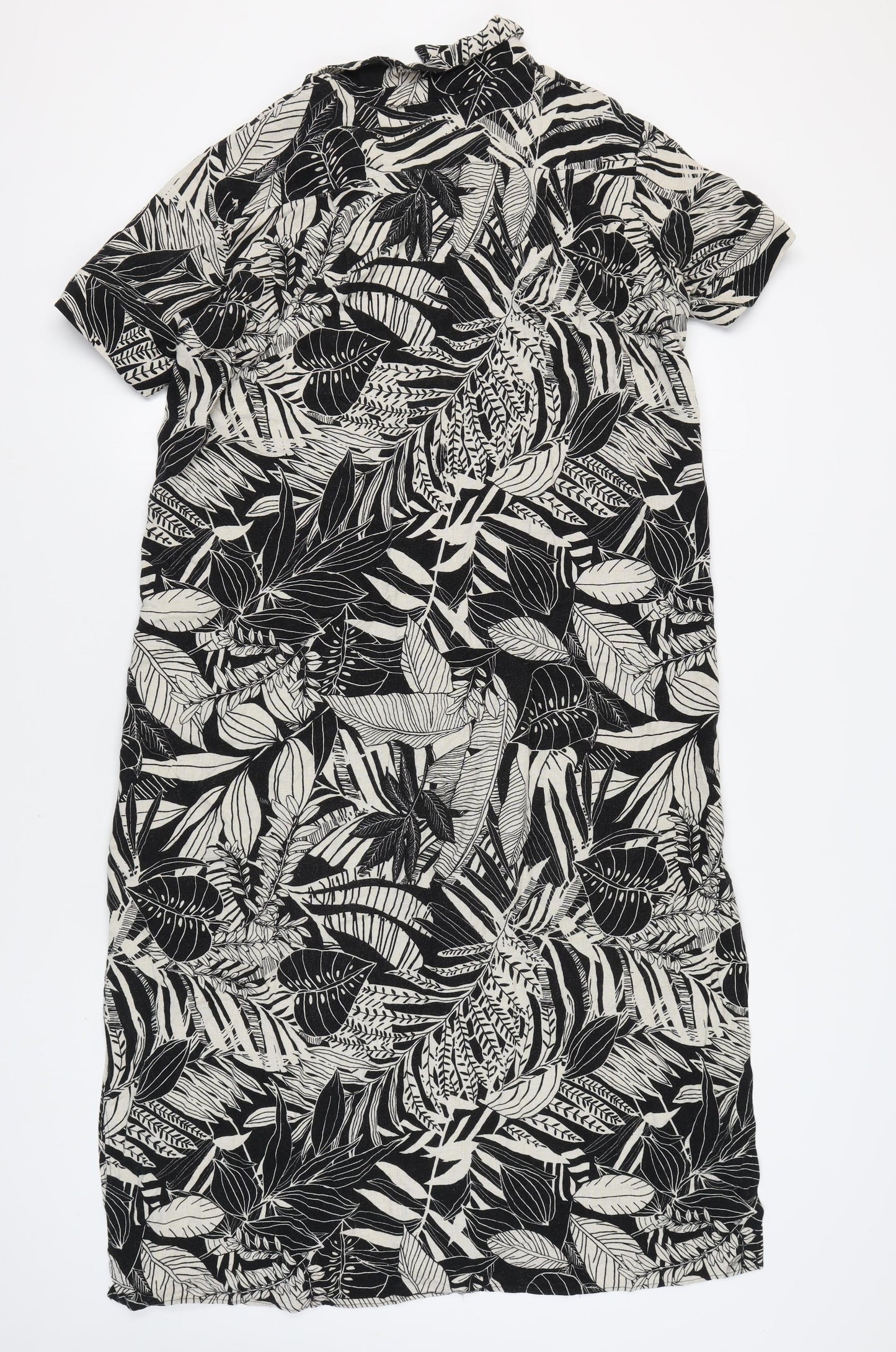 Zara Women's Multicoloured M Shirt Dress, Floral, Casual