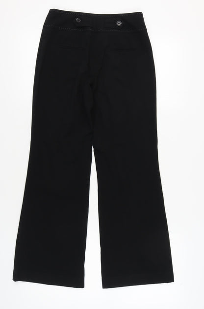 Womens UK Size 6 NEXT Regular Fit  Black Trousers