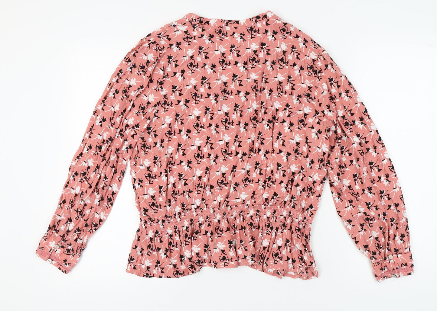 Womens UK Size 18 Marks and Spencer Pink Basic Blouse