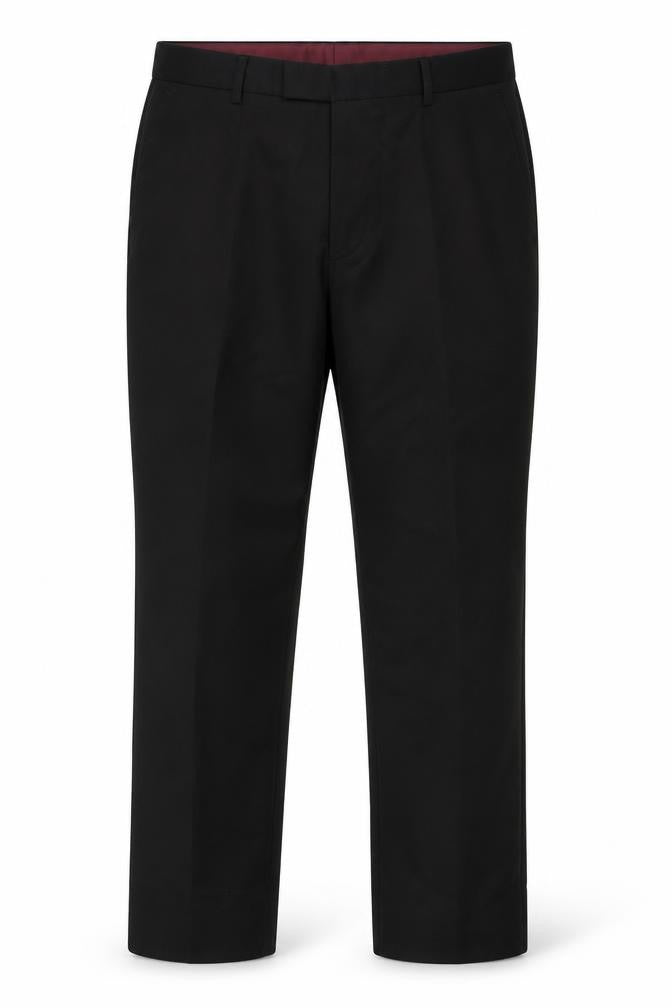 Mens UK Size 36 Marks and Spencer Regular Fit Formal Black Trousers