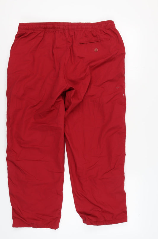 Mens UK Size XS Clifford James   Red Trousers