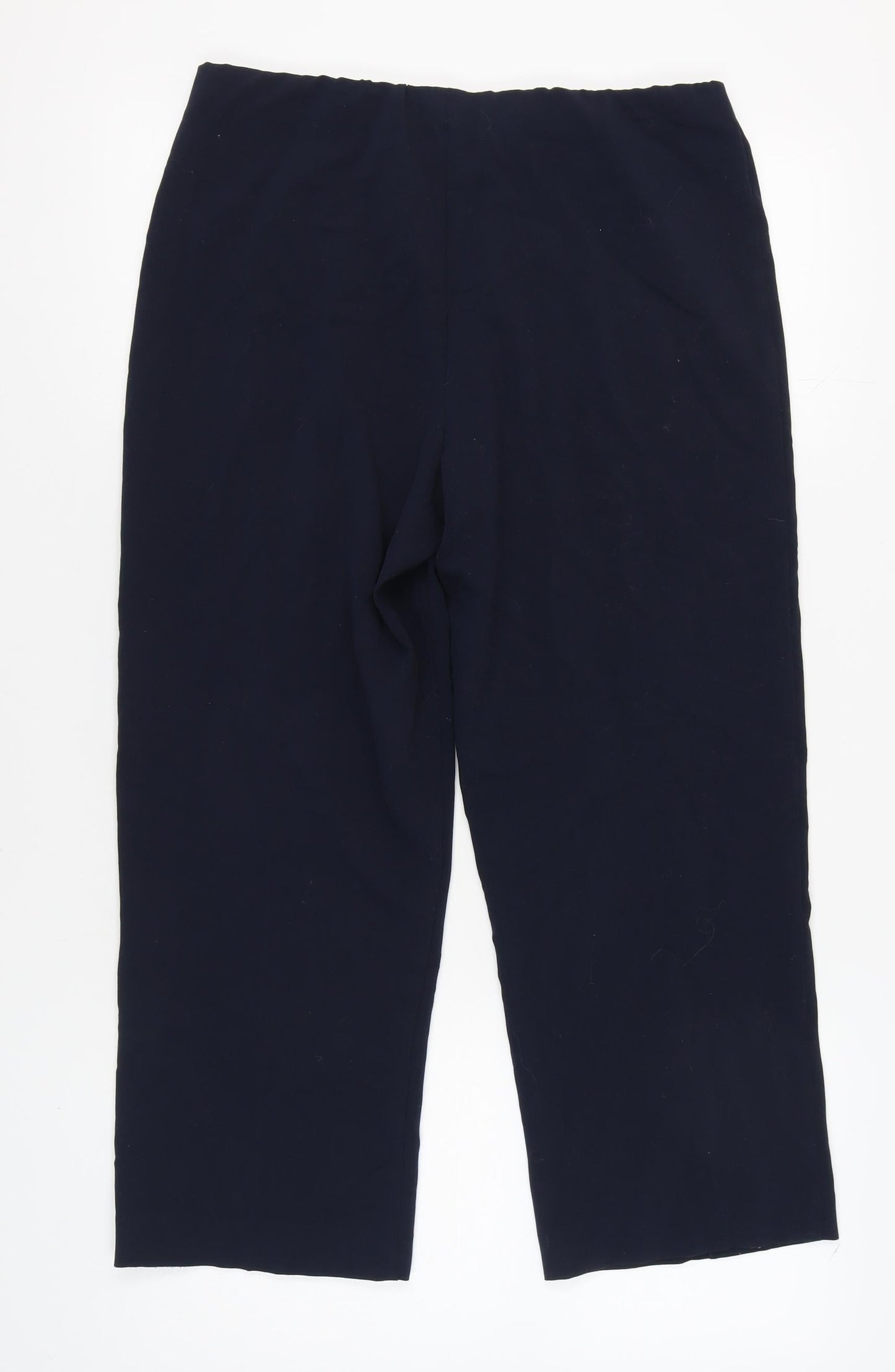 Autonomy Women's Black Straight Leg Trousers, Size 14