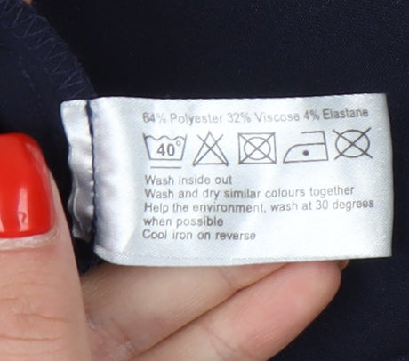 Autonomy Women's Black Straight Leg Trousers, Size 14