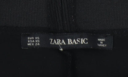 Womens UK Size XS Zara  Leggings Black Leggings
