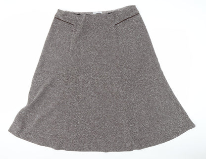 Marks and Spencer Women's Brown A-Line Long Skirt
