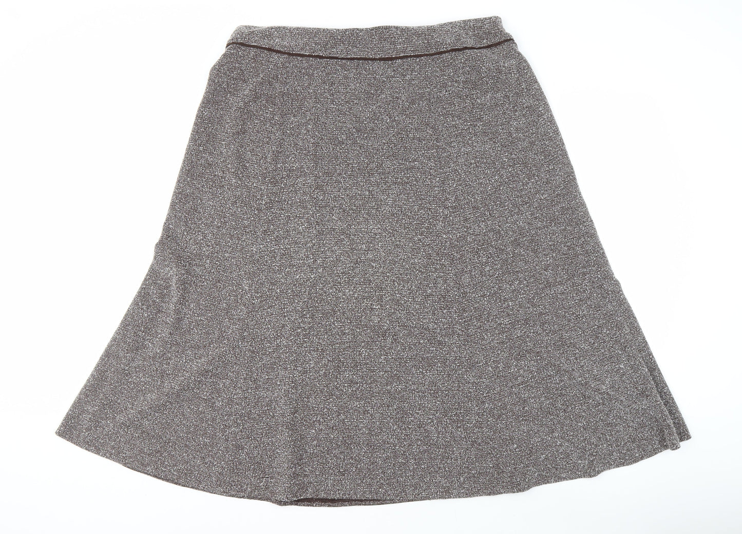 Marks and Spencer Women's Brown A-Line Long Skirt