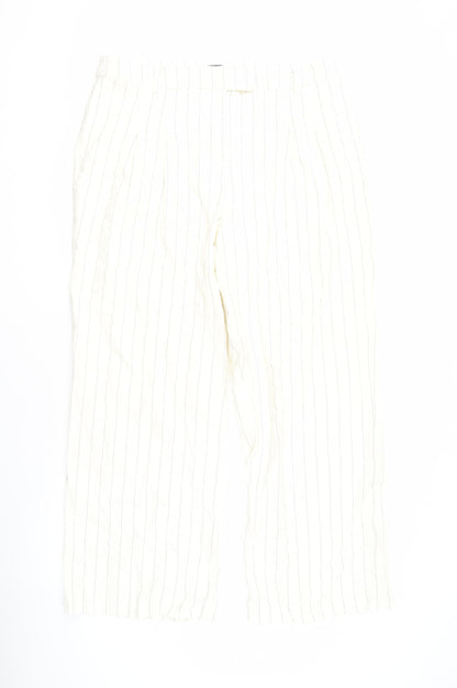 Womens UK Size 16 ET VOUS  Casual Ivory Trousers