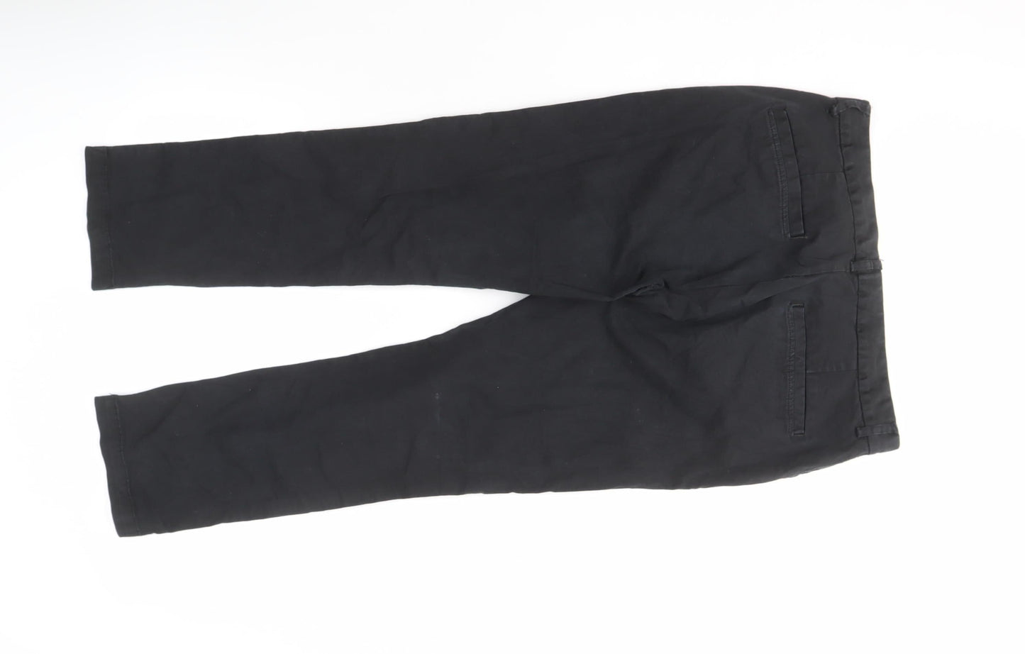 River Island Men's Black Slim Chino Trousers