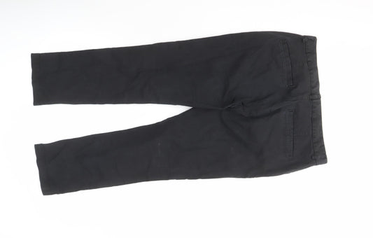 River Island Men's Black Slim Chino Trousers