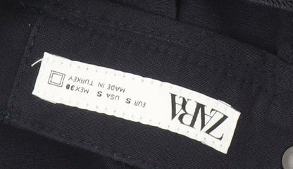 Womens UK Size S Zara   Black Trousers