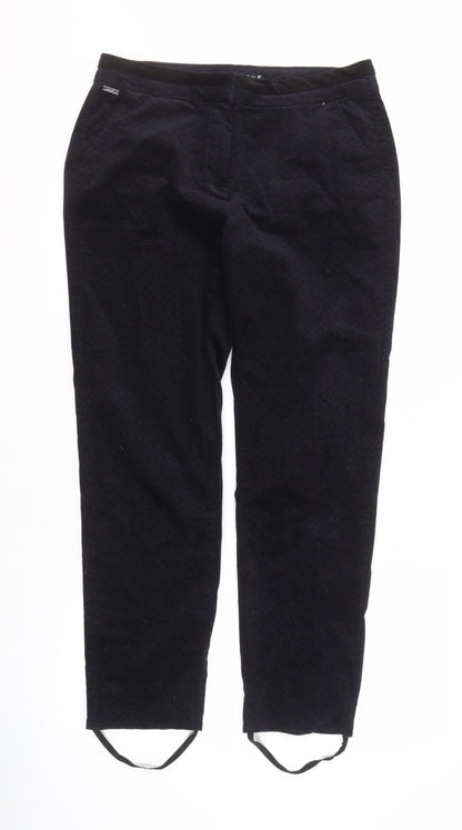 Womens UK Size 14 Marks and Spencer Regular Fit  Black Trousers