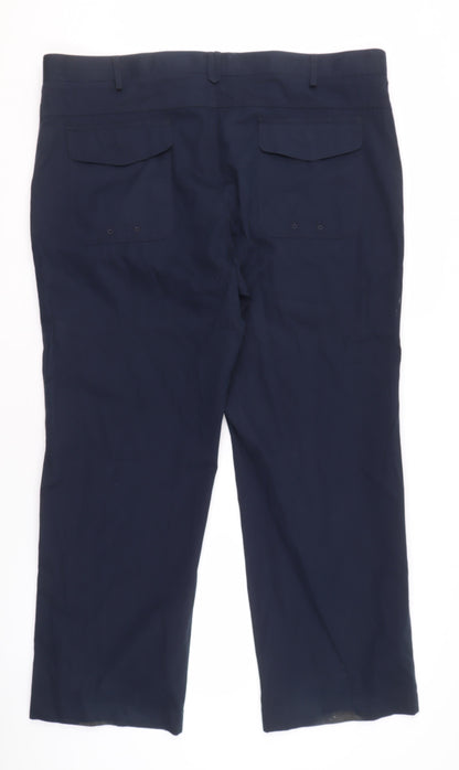 Marks and Spencer Men's Blue Trousers Size 42 XL