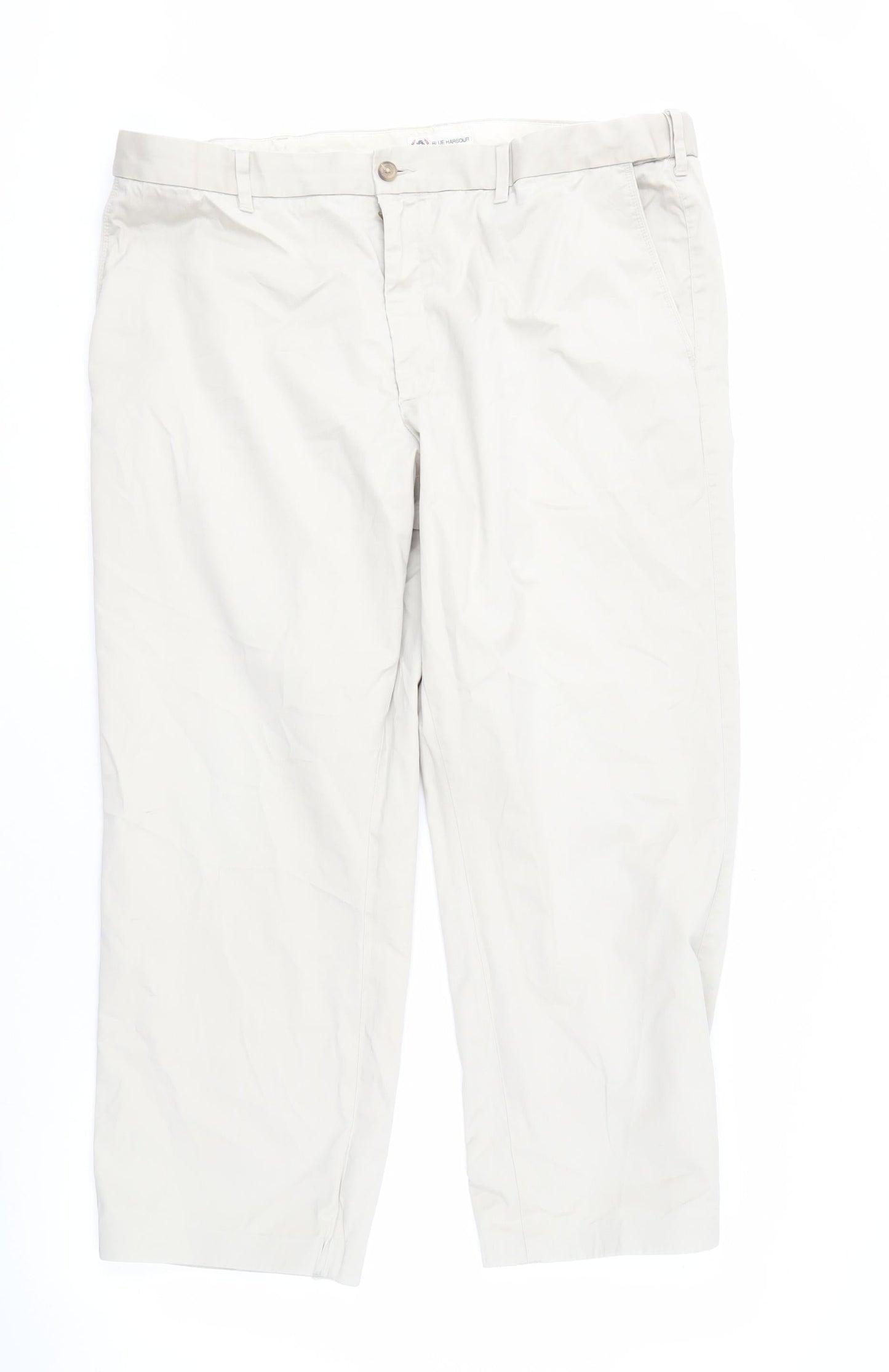 Marks and Spencer Men's Ivory Trousers 42W 29L