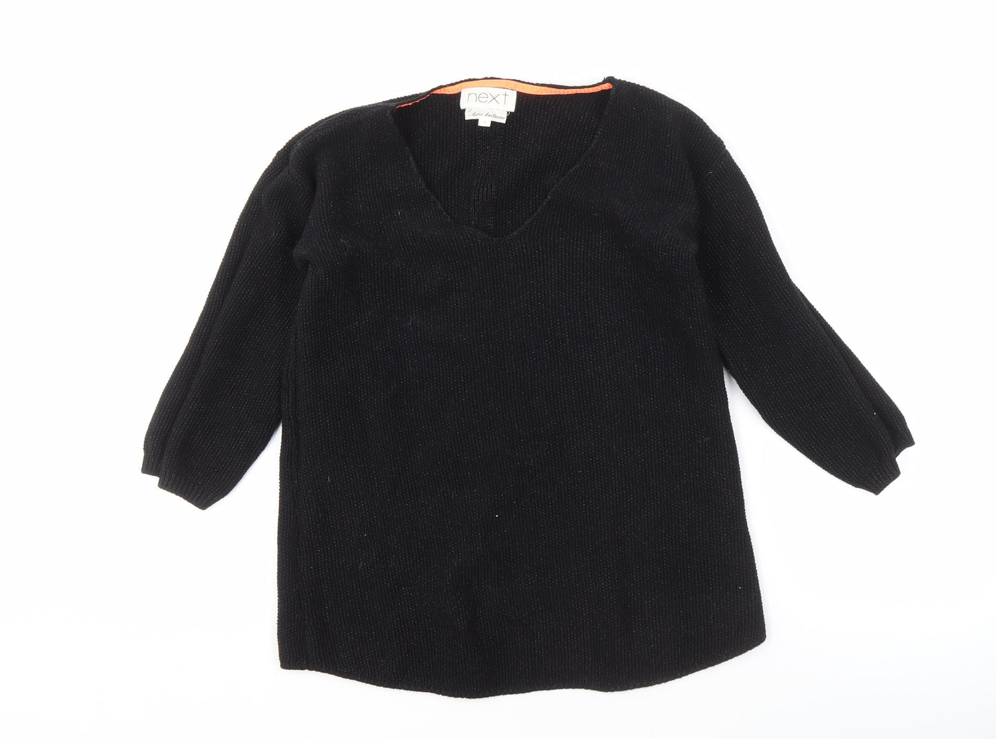 Womens UK Size 8 NEXT Black Pullover Jumper