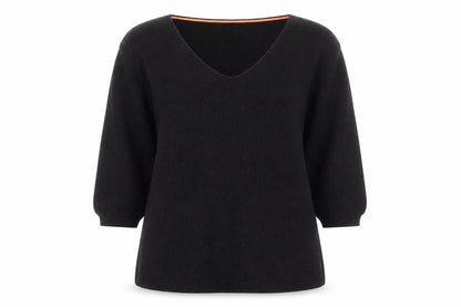 Womens UK Size 8 NEXT Black Pullover Jumper