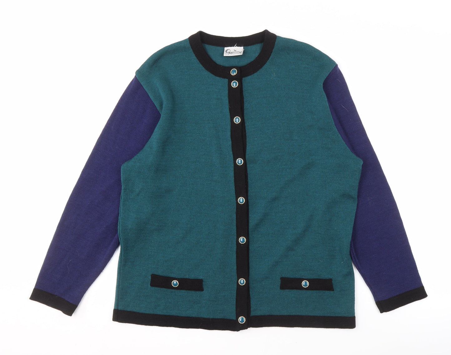 Quimo Women's Multicoloured Cardigan Size 16