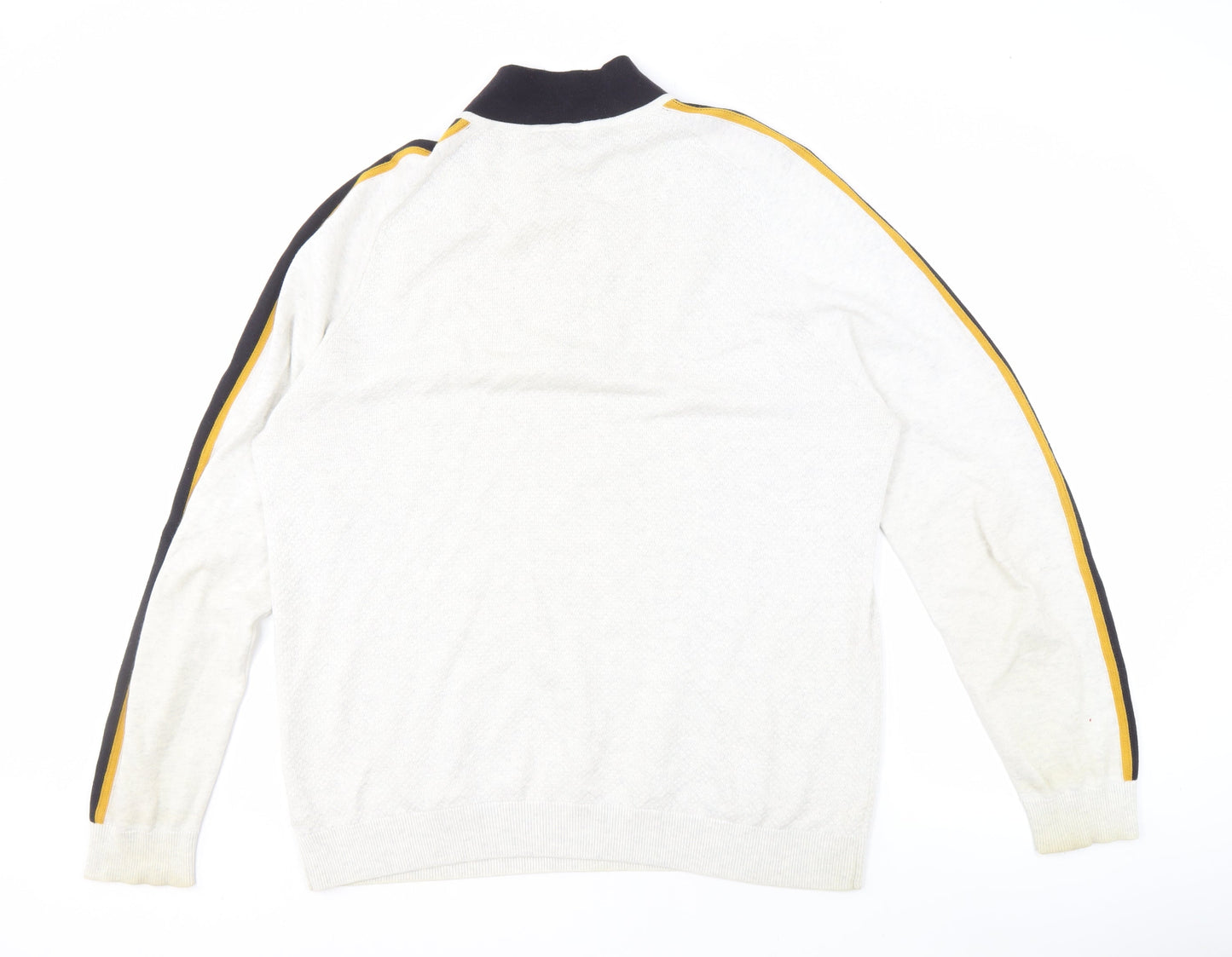 Next Men's Ivory High Neck Pullover Jumper L