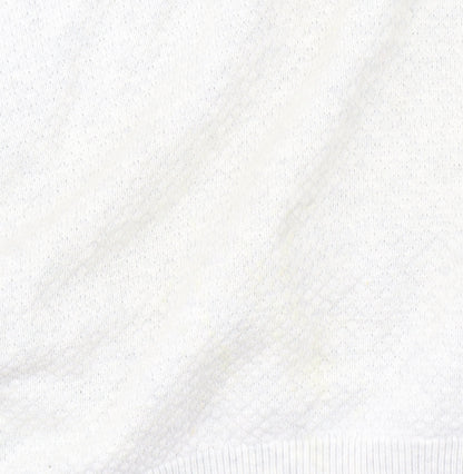 Next Men's Ivory High Neck Pullover Jumper L