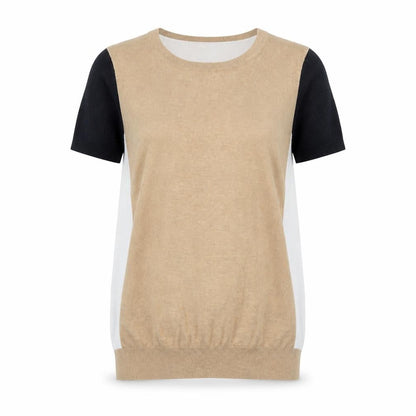 Womens UK Size 8 NEXT Multicoloured Ringer T-Shirt