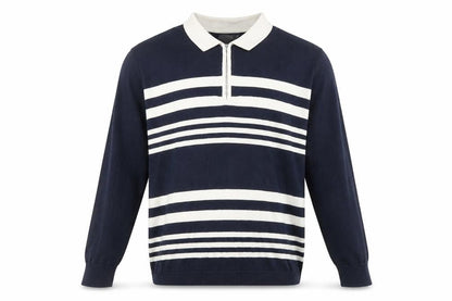 Mens UK Size L Marks and Spencer Blue Henley Jumper