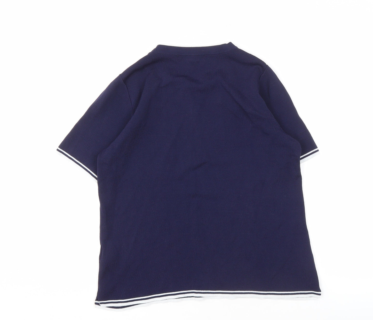 Womens UK Size 16 NEXT Blue Basic T-Shirt