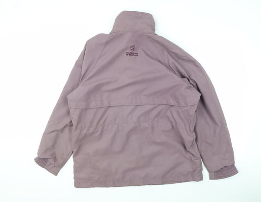 Unisex Adults UK Size M Sunderland of Scotland Purple Windbreaker Coat