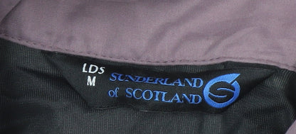 Unisex Adults UK Size M Sunderland of Scotland Purple Windbreaker Coat