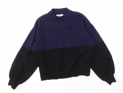 Womens UK Size S MNG Multicoloured Pullover Jumper