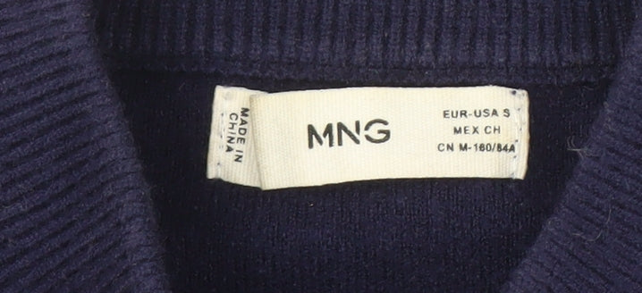 Womens UK Size S MNG Multicoloured Pullover Jumper