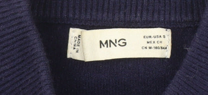 Womens UK Size S MNG Multicoloured Pullover Jumper