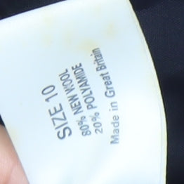 Country Casuals Women's Blue Double-Breasted Blazer Size 10