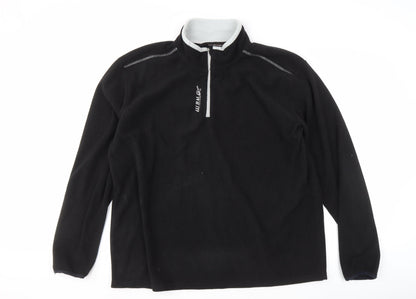 Mens UK Size XL Atlas for Men Black Full Zip
