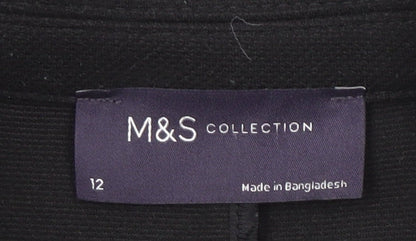 Marks and Spencer Women's Black Blazer UK Size 12