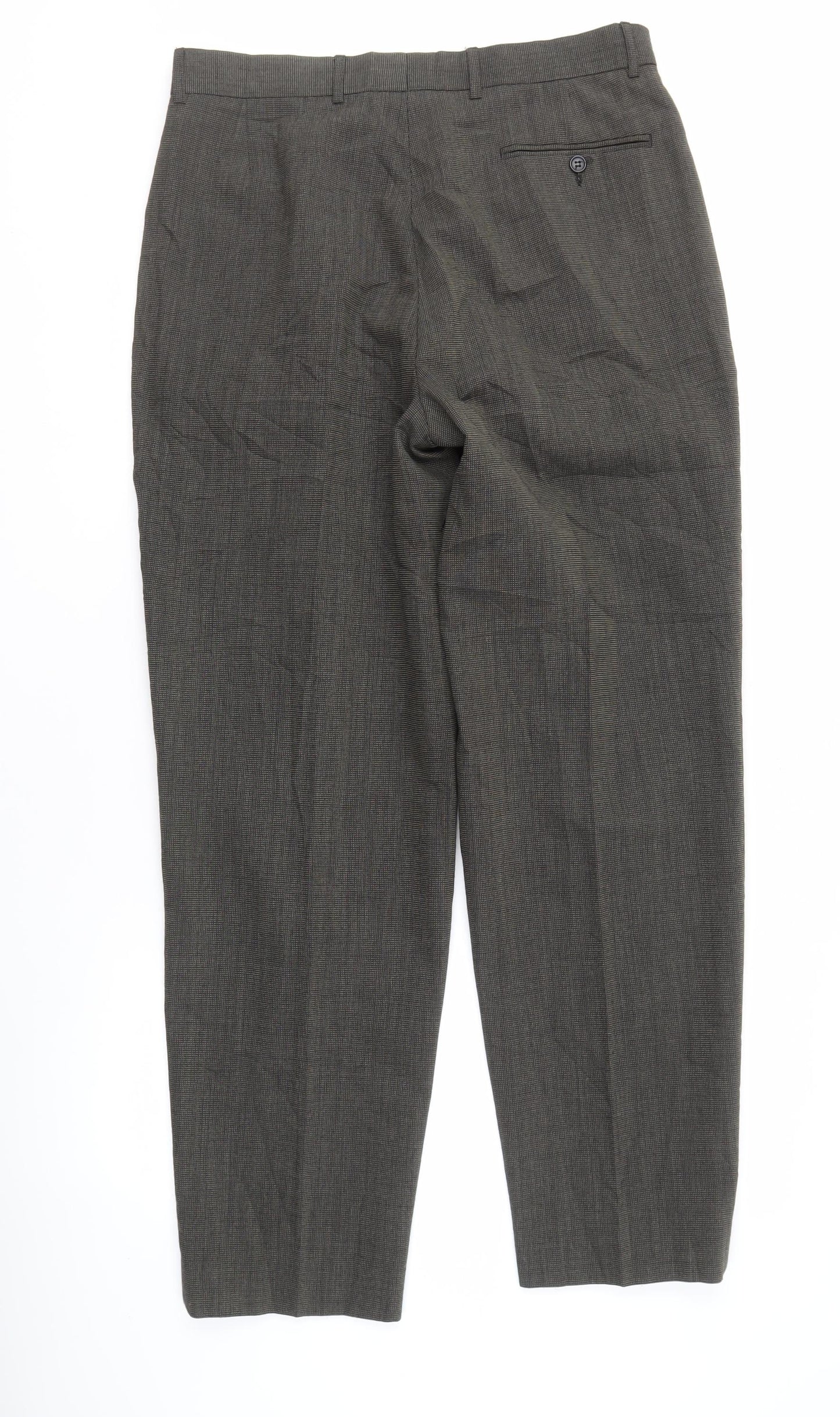 Mens UK Size 34 Charly O'Brian  Dress Pants Grey Trousers