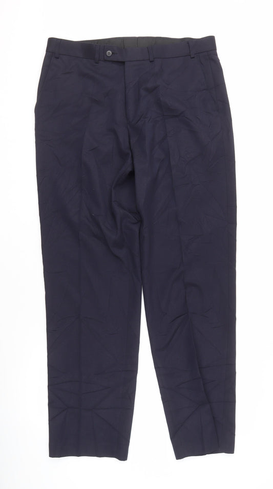 Brook Taverner Men's Blue Trousers 38W Excellent Condition