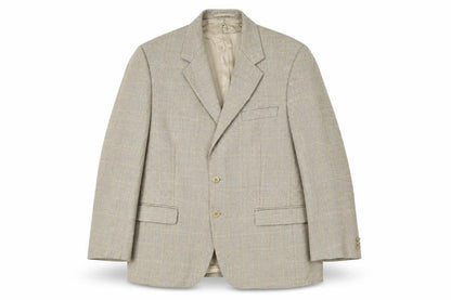 Mens UK Size 38 Brook Taverner Regular Beige Suit Jacket